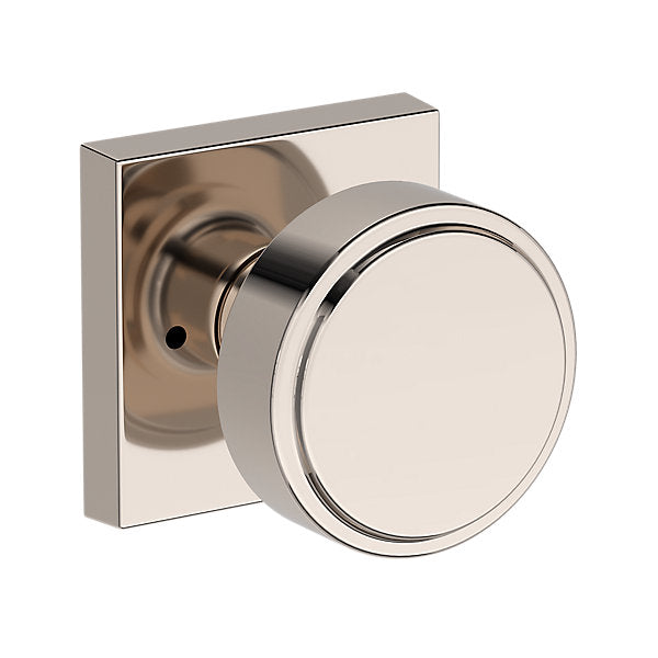 Baldwin Hardware Reserve Perilla Vashon — Níquel pulido Lifetime — Contemporary Square — Privacidad