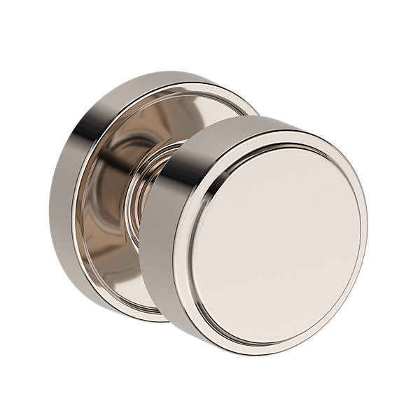 Baldwin Hardware Reserve Perilla Vashon — Níquel pulido Lifetime — Recessed Round — Paso