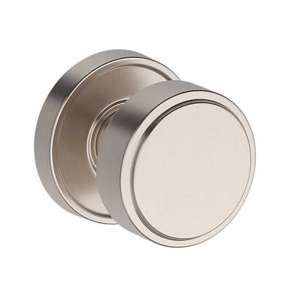 Baldwin Hardware Reserve Perilla Vashon — Níquel satinado — Recessed Round — Paso