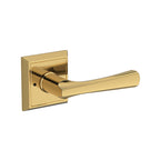 Baldwin Hardware Reserve Manija Wyndcliff — Latón pulido Lifetime (PVD) — Chamfered Square — Privacidad
