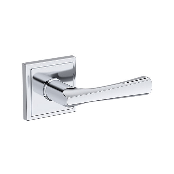 Baldwin Hardware Reserve Manija Wyndcliff — Cromo pulido — Stepped Square — Paso