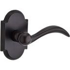 Baldwin Hardware Reserve Manija Arch — Bronce oscuro — Rustic Arch — Privacidad