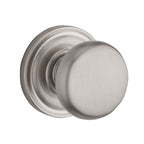 Baldwin Hardware Reserve Perilla Round — Níquel satinado — Traditional Round — Paso