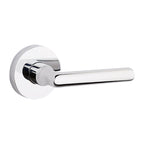 Baldwin Hardware Reserve Manija Tube — Cromo pulido — Contemporary Round — Paso