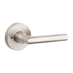 Baldwin Hardware Reserve Manija Tube — Níquel satinado — Contemporary Round — Privacidad