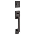 Baldwin Hardware Reserve Juego de Entrada La Jolla x Perilla Contemporary — Bronce veneciano — Contemporary Round