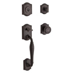 Baldwin Hardware Reserve Juego de Entrada Westcliff x Perilla Traditional — Bronce veneciano — Traditional Arch