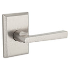 Baldwin Hardware Reserve Manija Taper — Bronce blanco — Rustic Square — Paso