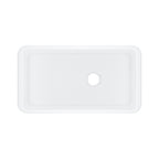 Rohl Allia Tarja Sencilla Bajocubierta de Fireclay 34" - Blanco