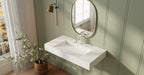 Badeloft Lavabo de Pared Tipo Rampa WT-04-G