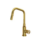 Rohl Campo Mezcladora de Cocina Extraíble - Latón sin Laca