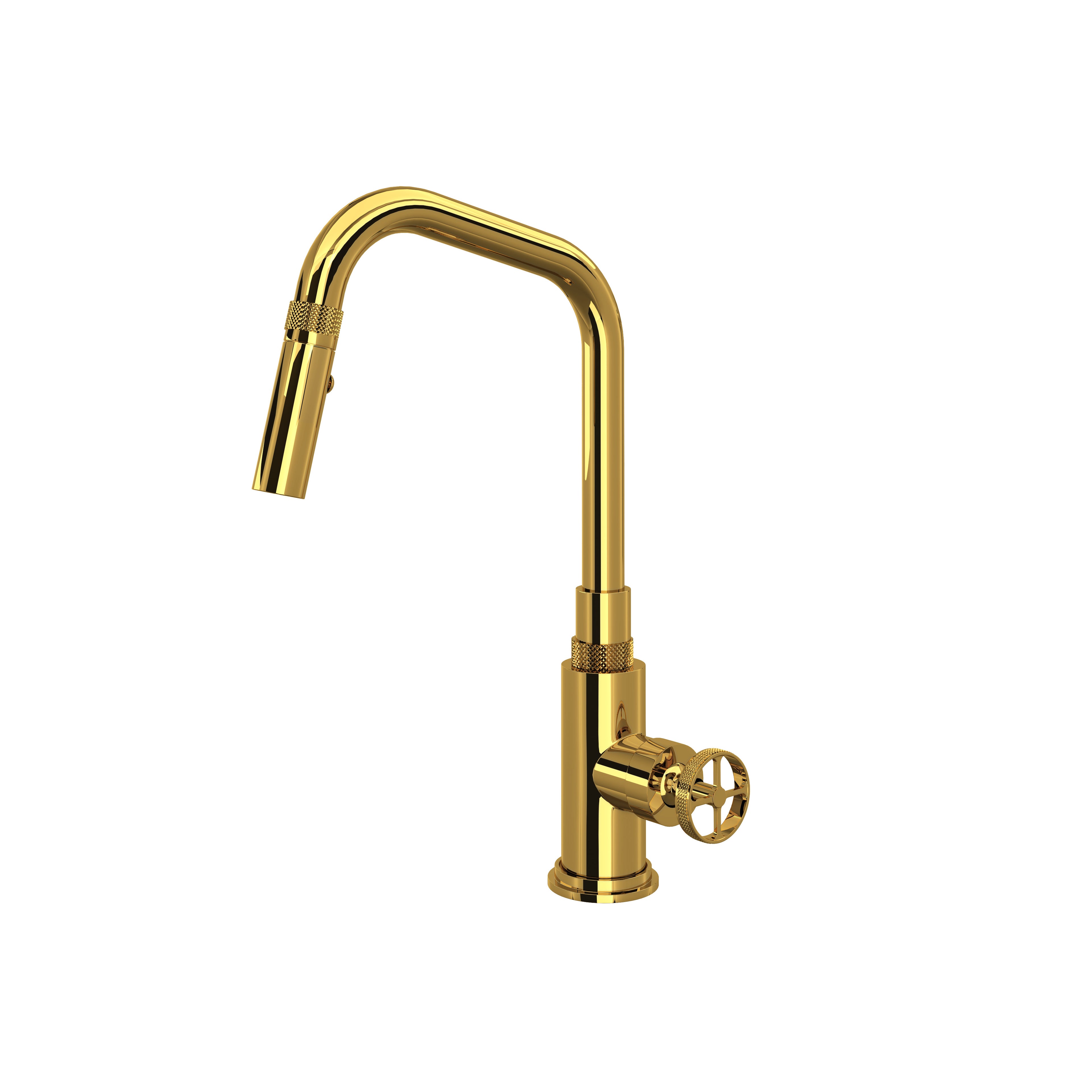 Rohl Campo Mezcladora de Cocina Extraíble - Latón sin Laca