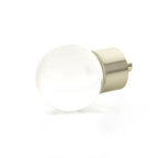 Schaub Perilla City Lights Globe de Vidrio — Níquel Satinado