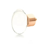 Schaub Perilla City Lights Ovalada de Vidrio — Oro Rosa Pulido
