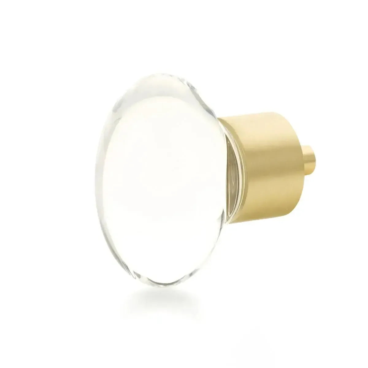 Schaub Perilla City Lights Ovalada de Vidrio — Latón Satinado