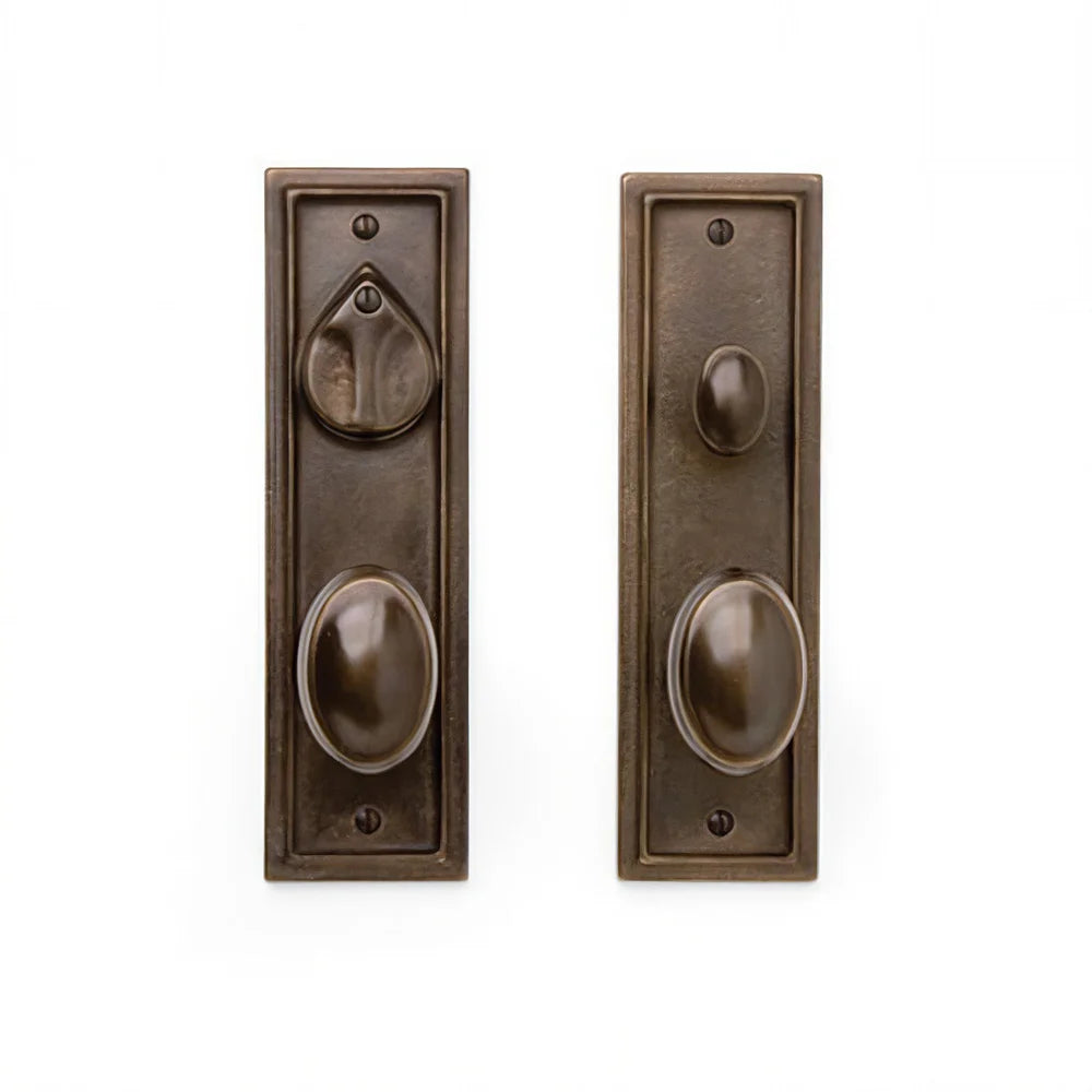 Passage Latch - Deadbolt Door Entry Set — Shown in S2 Finish