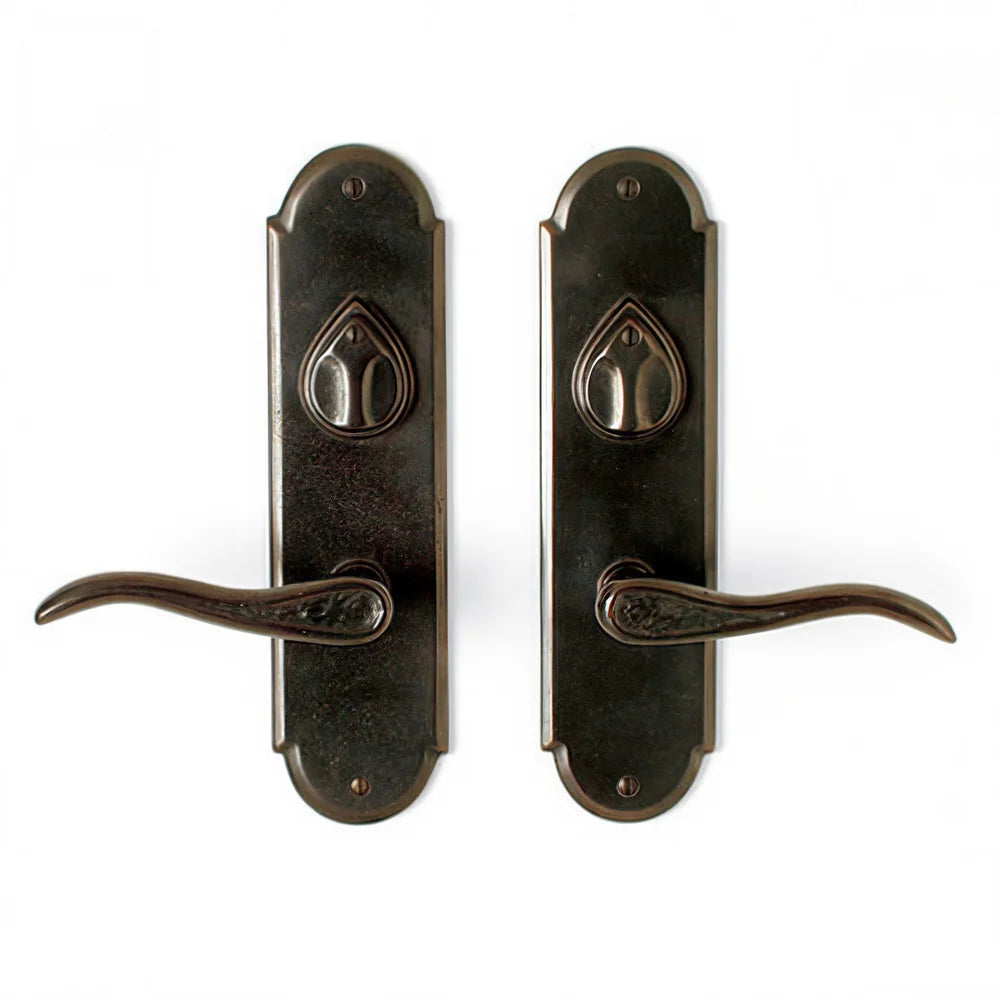 Double Cylinder Mortise Lock Door Entry Set — Shown in S3 Finish