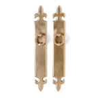 Interior Mortise Lock Privacy Door Set — Shown in S1 Finish