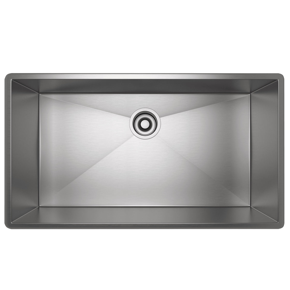 Rohl Forze Tarja Sencilla de Acero Inoxidable 30" - 17.5" de fondo - Acero Inoxidable Cepillado