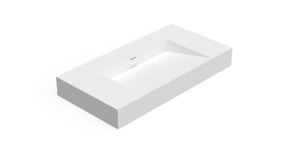 Badeloft Lavabo de Pared Tipo Rampa WT-04-G