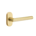 Latón Satinado · 1-1/2" x3" Oval Rosette