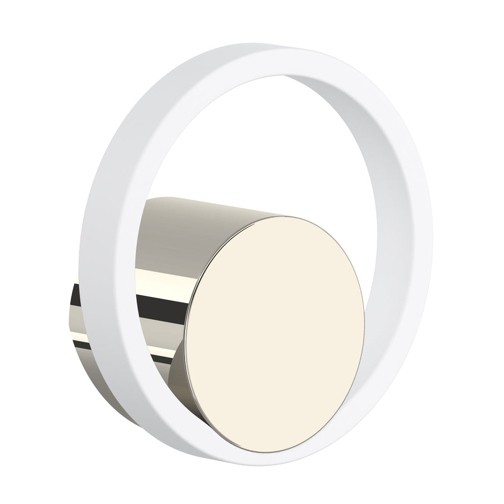 Rohl Eclissi Manija para Mezcladora de Cocina - Níquel Pulido / Blanco Mate
