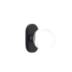 Negro Mate · 1-1/2" x3" Oval Rosette