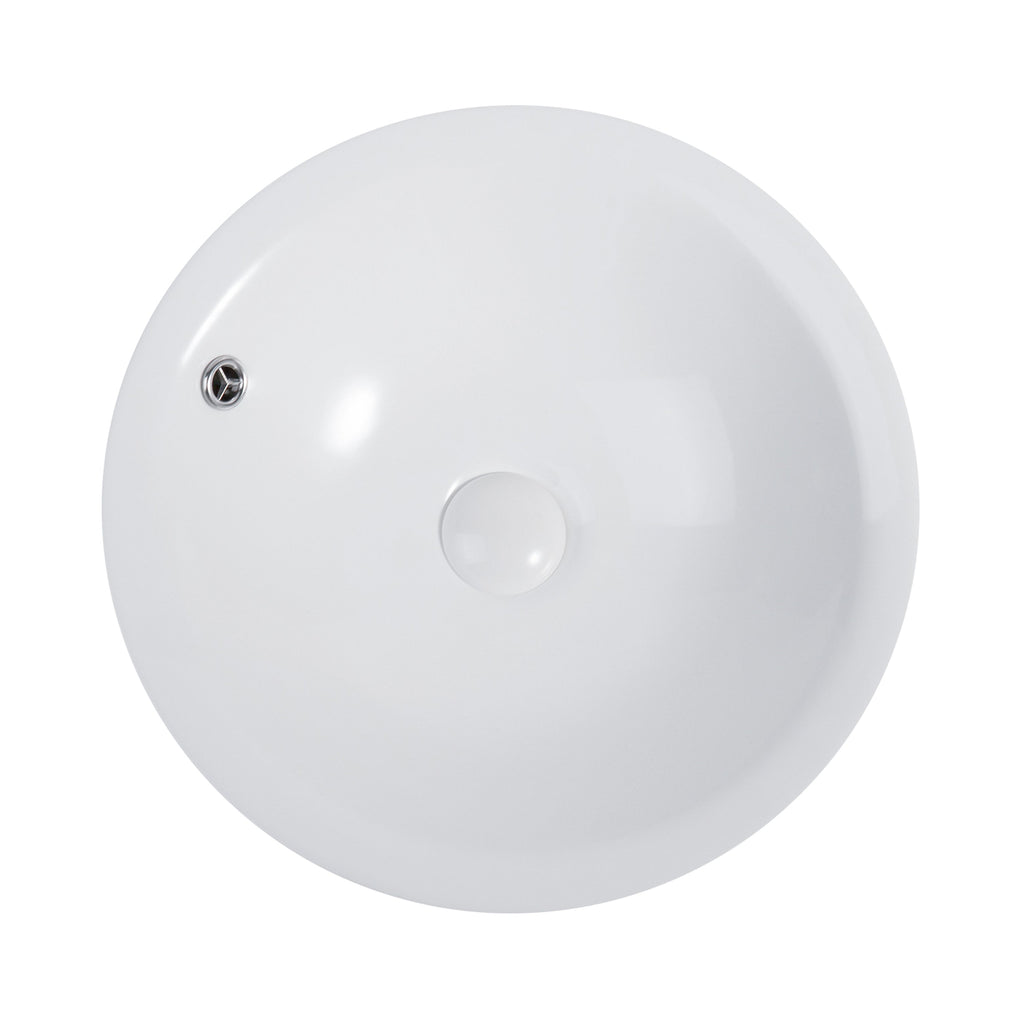 Barclay Wyre 17" — Lavabo de Sobreponer Redondo de Cerámica — imagen 2