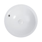 Barclay Wyre 17" — Lavabo de Sobreponer Redondo de Cerámica — imagen 2