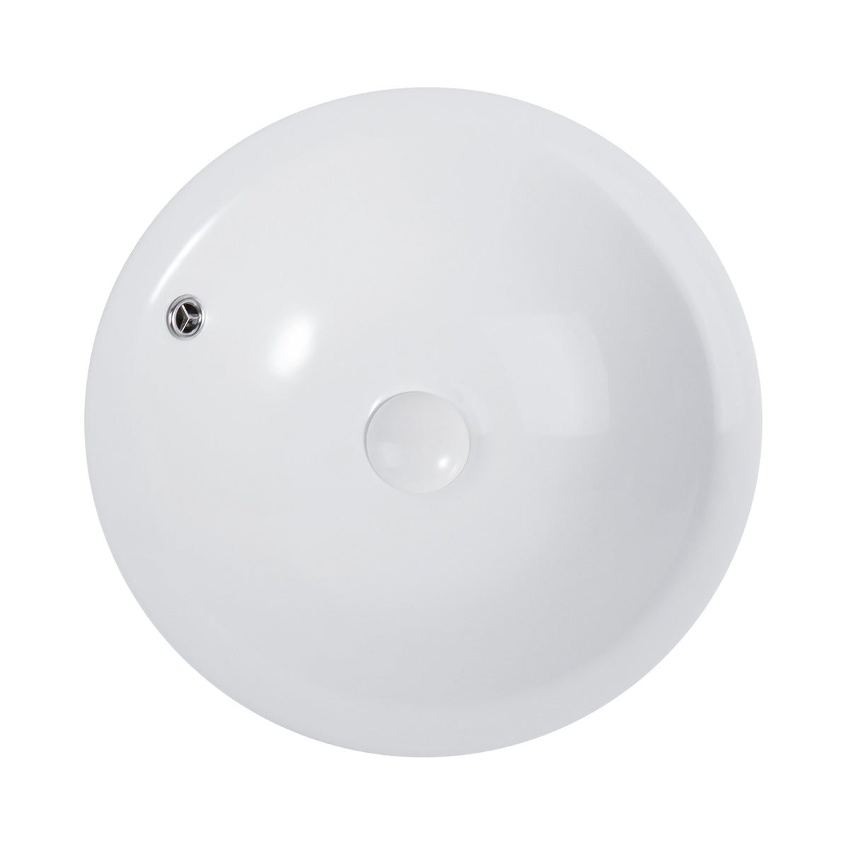 Barclay Wyre 17" — Lavabo de Sobreponer Redondo de Cerámica — imagen 2