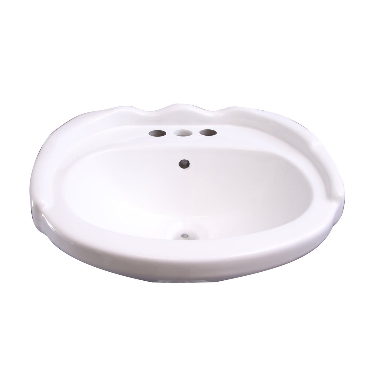 Barclay Silvi 20" — Lavabo de Pared de Cerámica — imagen 4