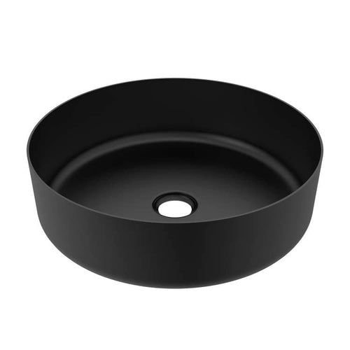 Barclay Kana 15" Steel — Lavabo de Sobreponer Redondo de Acero Inoxidable — imagen 2