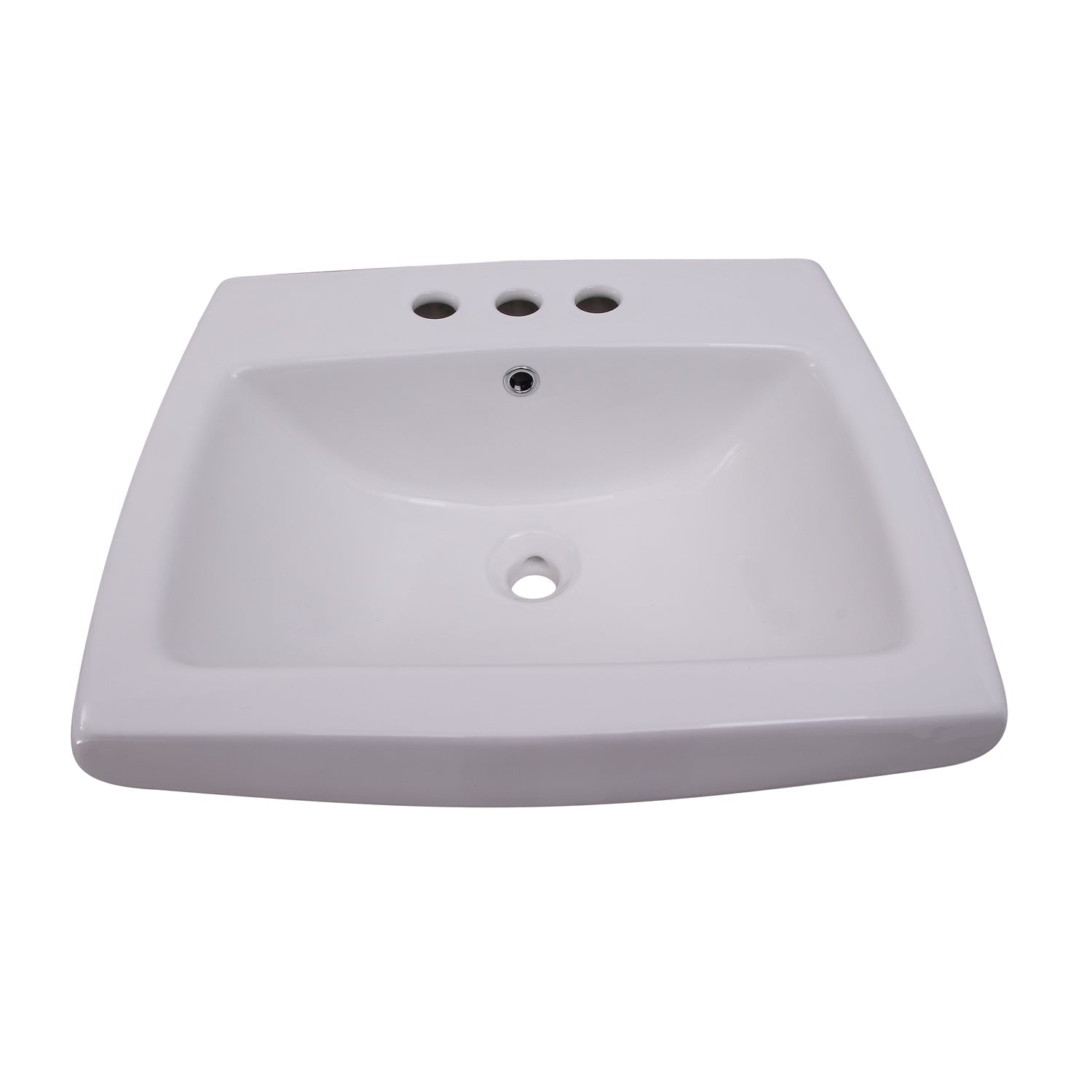 Barclay Ambrose — Lavabo de Pared Rectangular de Cerámica — imagen 3