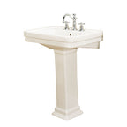 Barclay Sussex 550 — Lavabo con Pedestal Rectangular de Cerámica — imagen 3