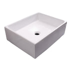Barclay Redkey — Lavabo de Sobreponer Rectangular de Cerámica — imagen 2