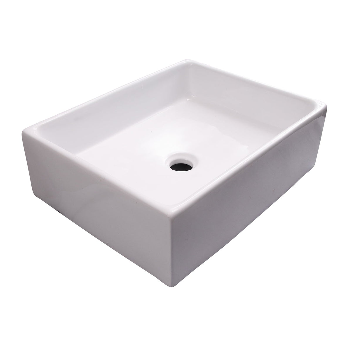 Barclay Redkey — Lavabo de Sobreponer Rectangular de Cerámica — imagen 2