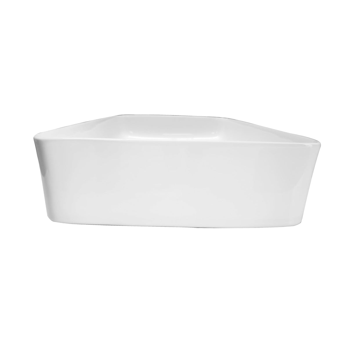 Barclay Bernadine 24" — Lavabo de Sobreponer Rectangular de Cerámica — imagen 4