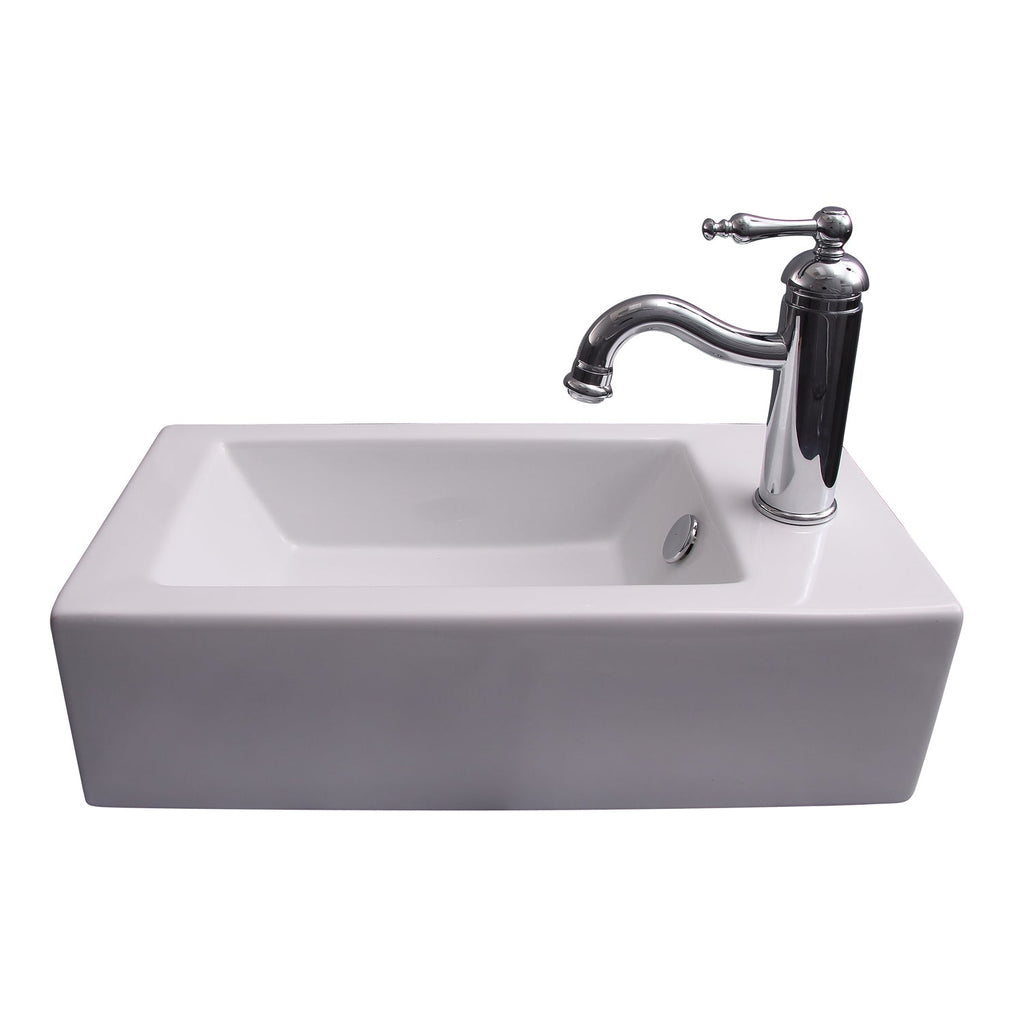 Barclay Arcadia — Lavabo de Pared Rectangular de Cerámica — imagen 2