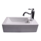 Barclay Arcadia — Lavabo de Pared Rectangular de Cerámica — imagen 2