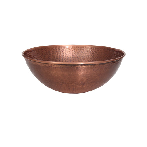 Barclay Goulane 15" — Lavabo de Sobreponer Redondo de Cobre — imagen 1