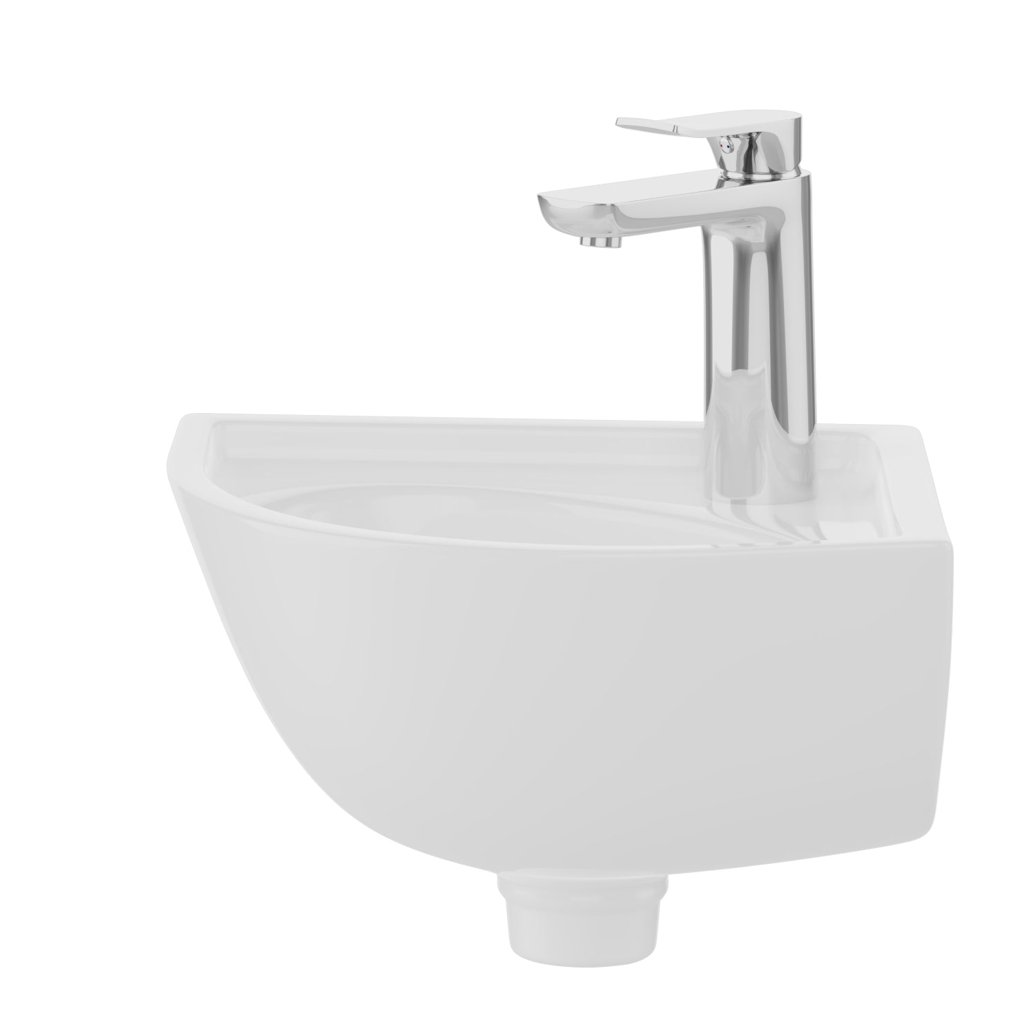 Barclay Petite — Lavabo Esquinero de Pared de Cerámica — imagen 4