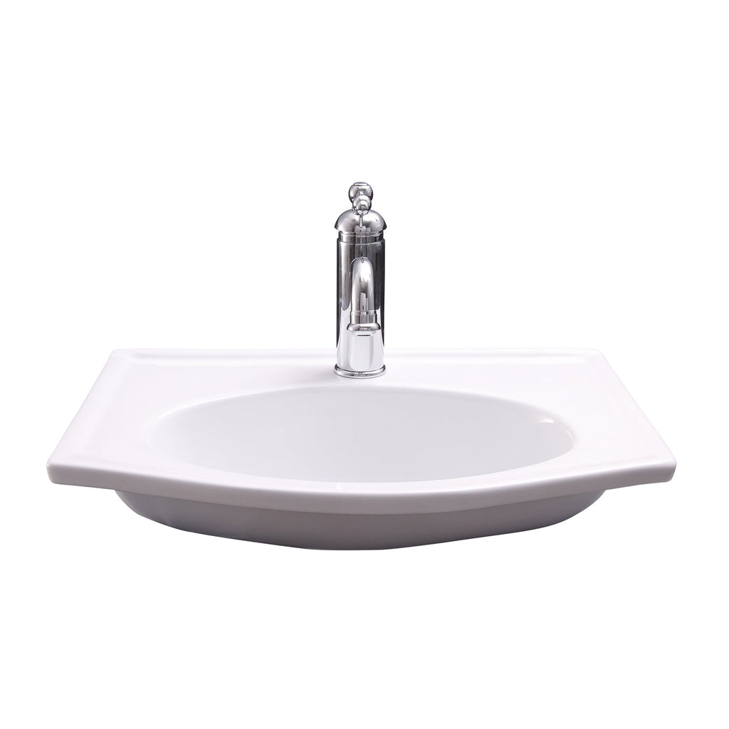 Barclay Carlisle 20" — Lavabo de Pared Rectangular de Cerámica — imagen 1
