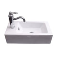 Barclay Arcadia — Lavabo de Pared Rectangular de Cerámica — imagen 1