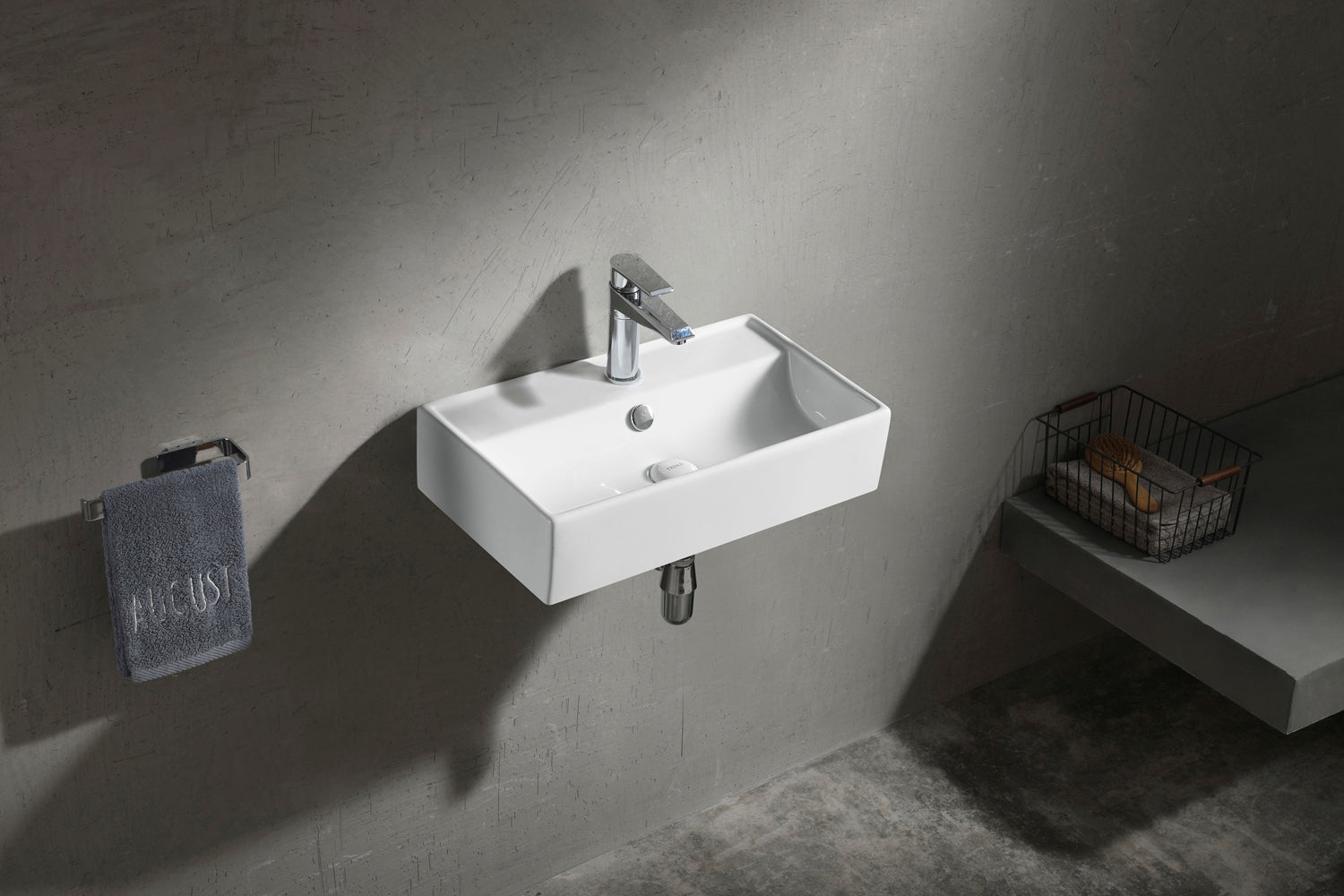 Barclay Lyons — Lavabo de Pared Rectangular de Cerámica — imagen 6