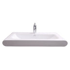 Barclay Tevis — Lavabo de Pared Rectangular de Cerámica — imagen 1