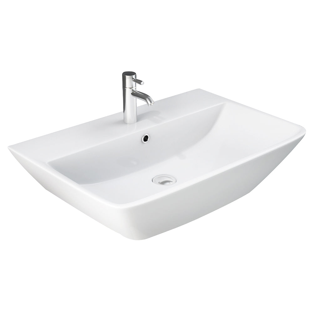 Barclay Summit 600 — Lavabo de Pared Rectangular de Cerámica — imagen 1