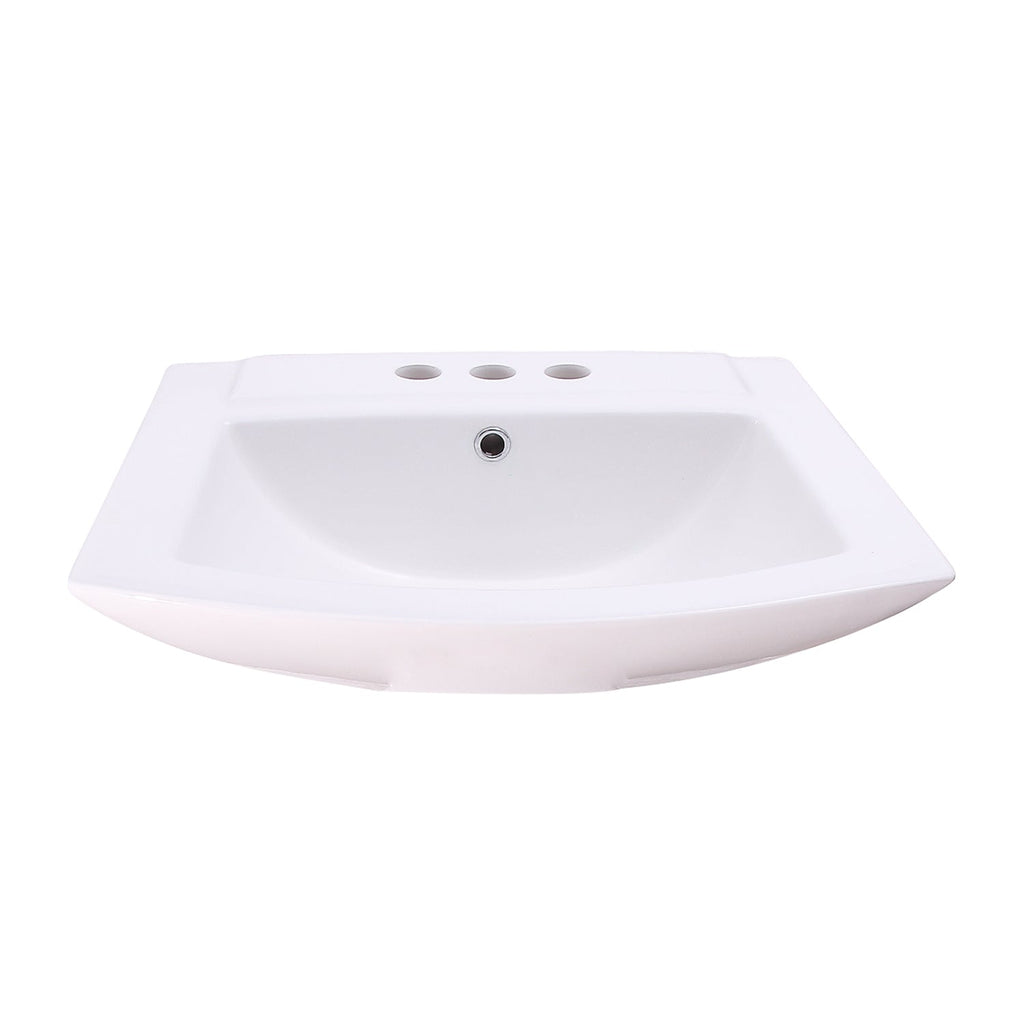 Barclay Burke — Lavabo de Pared Rectangular de Cerámica — imagen 2