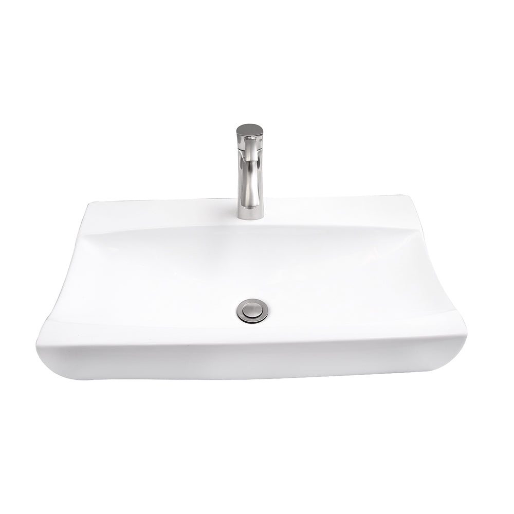 Barclay Ramsey — Lavabo de Sobreponer Rectangular de Cerámica — imagen 1