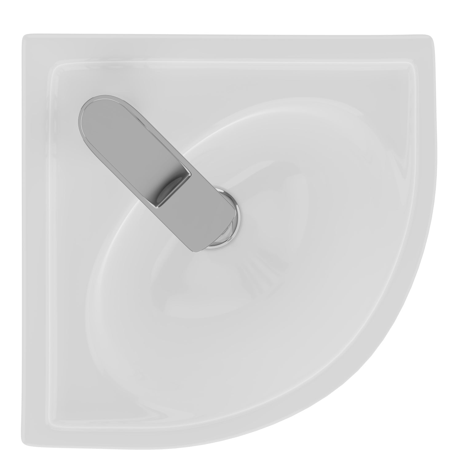 Barclay Petite — Lavabo Esquinero de Pared de Cerámica — imagen 5