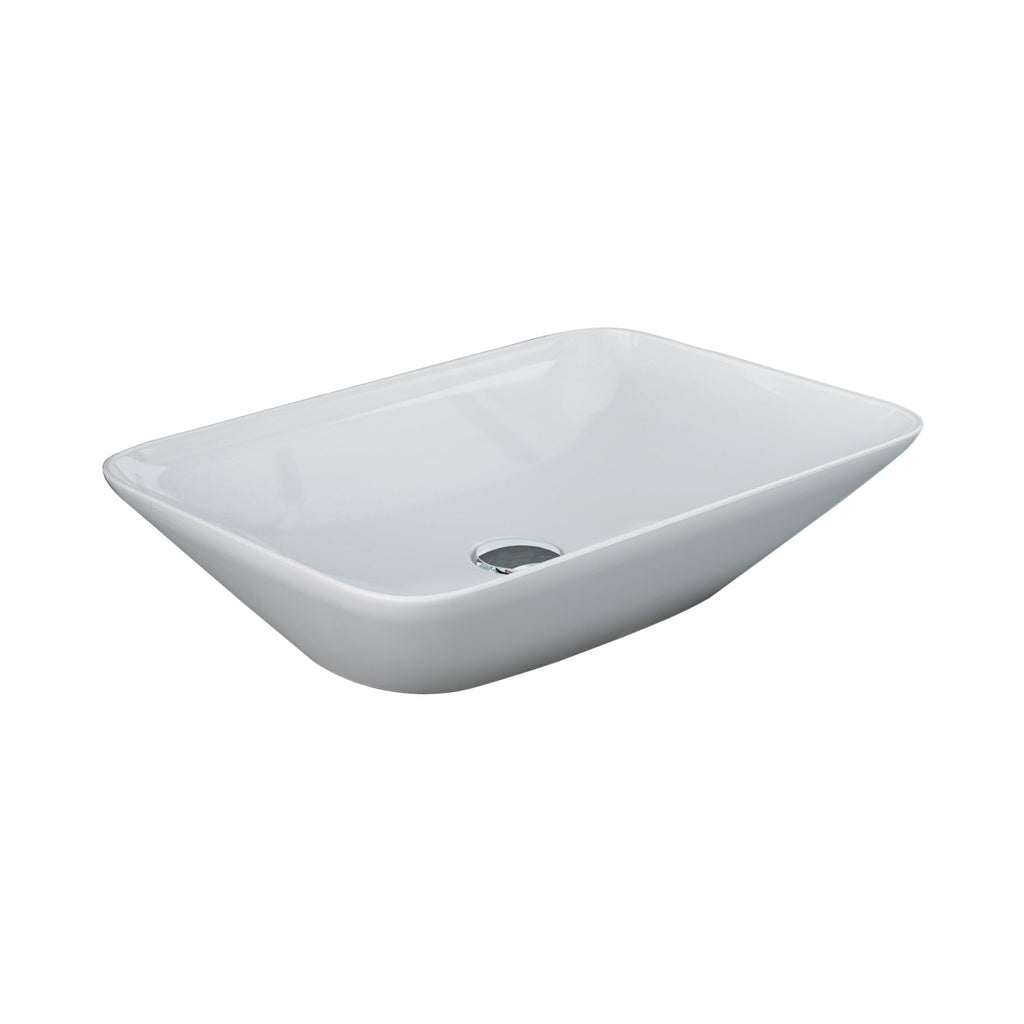 Barclay RAK Variant — Lavabo de Sobreponer Rectangular de Cerámica · 5-505WH — imagen 2
